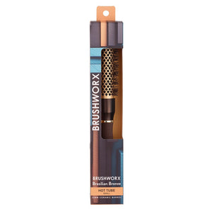 Brushworx - Brazilian Bronze Hot Tube Brush Trio Bundle – Brushworx Brazilian Bronze Hot Tube Brush - Small 40mm (detail)