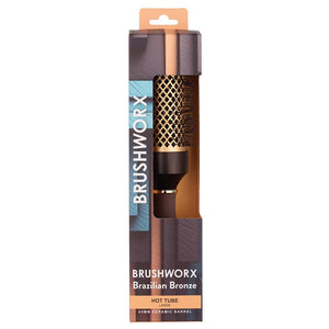 Brushworx - Brazilian Bronze Hot Tube Brush Trio Bundle – Brushworx Brazilian Bronze Hot Tube Brush - Large 60mm (detail)
