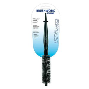 Brushworx - Styler Medium Bottle Brush - Black 30mm