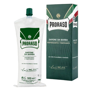 Proraso - Professional Shaving Cream Tube Green – Twin Pack (2 x 500g) – Proraso - Professional Shaving Cream Tube Green 500g