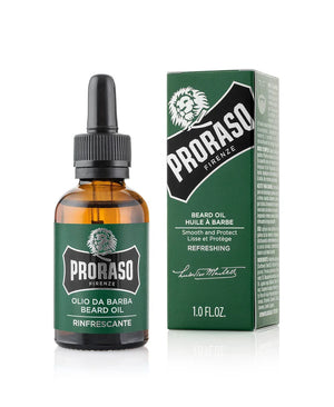 Proraso - Refreshing Green Beard Care Trio Bundle (Shampoo, Oil & Balm) – Proraso Refreshing Beard Oil Green 30ml