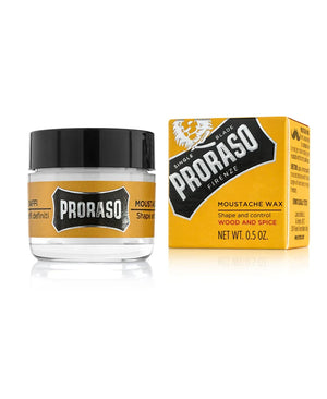 Proraso - Moustache Wax Wood & Spice – Twin Pack (2 x 0.5oz) – Proraso - Moustache Wax Wood & Spice 0.5oz