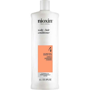 Nioxin Professional - System 4 Shampoo & Conditioner Duo 1L Bundle – Nioxin Professional Nioxin Professional Scalp + Hair Thickening System 4 Conditioner 1L