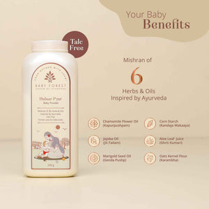 Baby Forest - Dulaar Pyar Talc-Free Baby Powder 200g