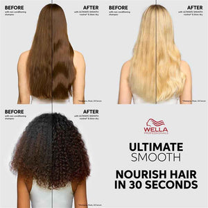 Wella Professionals - Ultimate Smooth Shampoo, Conditioner & Mask Trio Big Bundle