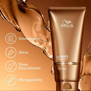 Wella Professionals - Ultimate Smooth Shampoo, Conditioner & Mask Trio Bundle
