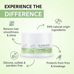 Wella Professionals - Premium Care Elements Renewing Shampoo 260ml, Conditioner 200ml & Mask 150ml Trio Bundle