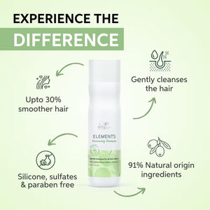 Wella Professionals - Premium Care Elements Lightweight Renewing Shampoo 250ml & Conditioner 200mlDuo Bundle