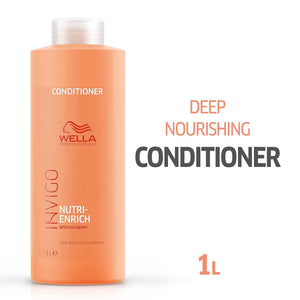 Wella Professionals - Invigo Nutri-Enrich Deep Nourishing Shampoo, Conditioner & Mask Big Trio Bundle