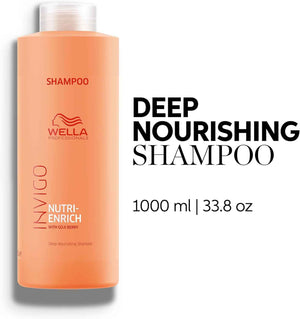 Wella Professionals - Invigo Nutri-Enrich Deep Nourishing Shampoo, Conditioner & Mask Big Trio Bundle