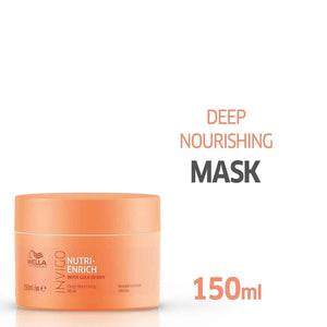 Wella Professionals - Invigo Nutri-Enrich Deep Nourishing Shampoo 250ml, Conditioner 200ml & Mask 150mlTrio Bundle