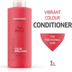 Wella Professionals - Invigo Color Brilliance Shampoo, Conditioner & Mask Trio Big Bundle