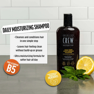 American Crew - Daily Deep Moisturising Shampoo 250ml – product view 4