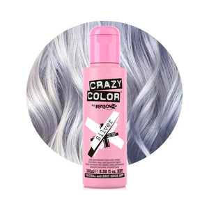 Crazy Color - Semi-Permanent Hair Color Silver 100ml