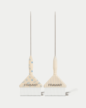 Framar - Beach Bum Foiling Kit Trio Bundle – Framar Big Daddy Pintail Tint Brush Set - Beach Bum 2pk (detail)