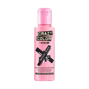 Crazy Color - Semi-Permanent Hair Color Natural Black 100ml - Zilion