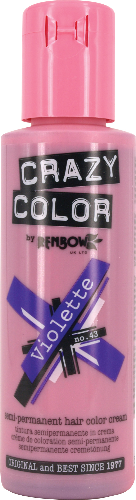 Crazy Color - Semi-Permanent Hair Color Violette 100ml - Zilion