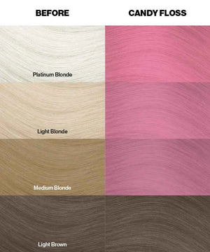 Crazy Color - Semi-Permanent Hair Color Candy Floss 100ml