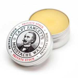 Captain Fawcett - Private Stock Moustache Wax (2225) – Twin Pack (2 x 15ml) – Captain Fawcett - Private Stock Moustache Wax (2225) 15ml