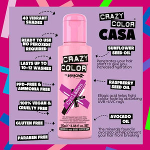 Crazy Color - Semi-Permanent Hair Color Cyclamen 100ml