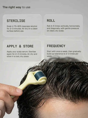 Arata - Derma Roller 0.5mm with 540 Titanium Micro Needles