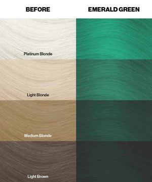 Crazy Color - Semi-Permanent Hair Color Emerald Green 100ml