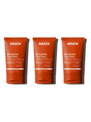 Arata - Oil-Control Face Wash 100ml Pack of 3