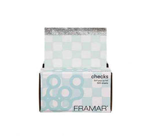 Framar - Pop Up Foil - Light Blue Check 500 Sheets