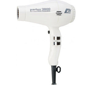 Parlux - 3800 Ceramic & Ionic Hair Dryer 2100W White – White colour