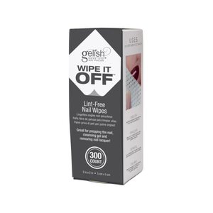 Gelish - Wipe It Off Lint Free Nail Wipes 300pc – front of pack