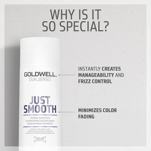 Goldwell - Just Smooth Taming Shampoo 300ml – product view 3