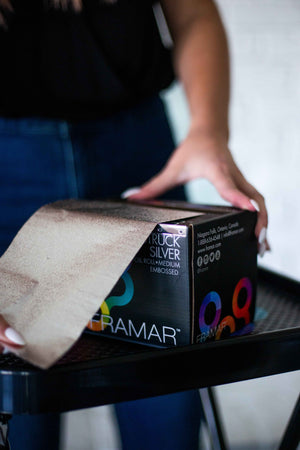 Framar - Embossed Foil Roll - Star Struck Silver 97.5m
