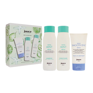 Juuce - Peppermint Shampoo, Conditioner & Smooth Enz Trio Pack - Zilion