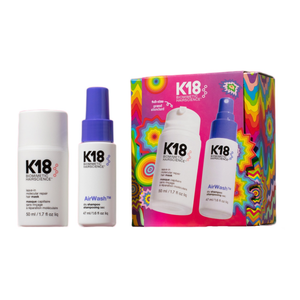 K18 - Repair + Refresh Duo (AirWash 47ml & Repair Mask 50ml) – front of pack