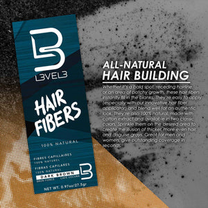 L3VEL3 - Hair Fibres Brown 27.5g
