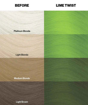 Crazy Color - Semi-Permanent Hair Color Lime Twist 100ml