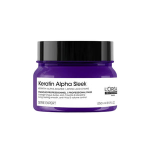 L'Oreal Professionnel - Keratin Alpha Sleek Shampoo & Mask Duo Bundle – L'Oreal Professionnel Keratin Alpha Sleek Mask 250ml