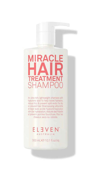 Eleven Australia - Miracle Hair Shampoo, Conditioner, Mask & Leave-In Treatment Quad Bundle – Eleven Australia Miracle Hair Treatment Shampoo 300ml