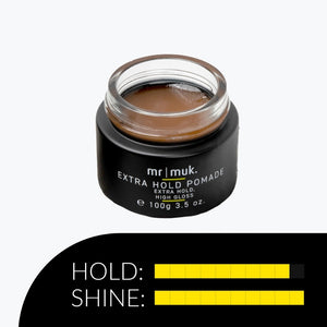 Muk Hair - Mr Muk Extra Hold Pomade 100g – styling result