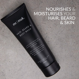 Muk Hair - Mr Muk Hair, Beard & Body Wash 250ml – benefits