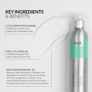 Muk Hair - Fat Volumising Conditioner 300ml – benefits