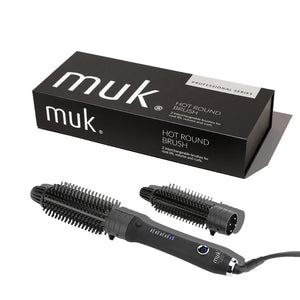 Muk Hair - Hot Round Volumising Brush 2 Barrels – front of pack