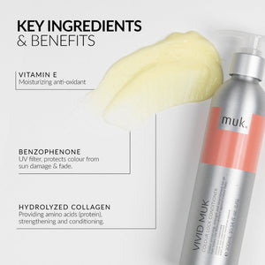 Muk Hair - Vivid Colour Lock Conditioner 300ml – benefits