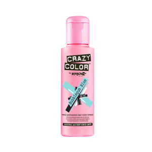 Crazy Color - Semi-Permanent Hair Color Bubblegum Blue 100ml - Zilion