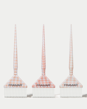 Framar - Peach Please Colour Kit Trio Bundle – Framar Big Daddy Tint Brush - Peach Please 3pk (detail)
