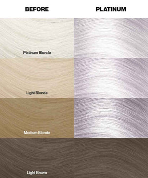 Crazy Color - Semi-Permanent Hair Color Platinum 100ml