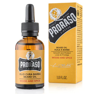Proraso - Wood & Spice Beard Care Trio Bundle (Shampoo, Oil & Balm) – Proraso Beard Oil Wood & Spice 30ml