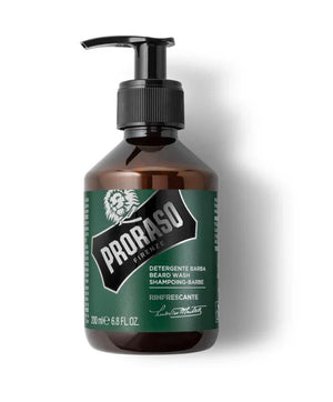 Proraso - Refreshing Green Beard Care Trio Bundle (Shampoo, Oil & Balm) – Proraso Refreshing Beard Shampoo Green 200ml