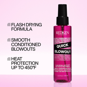 Redken - Quick Blowout Lightweight Blow Dry Primer Spray 125ml – benefits