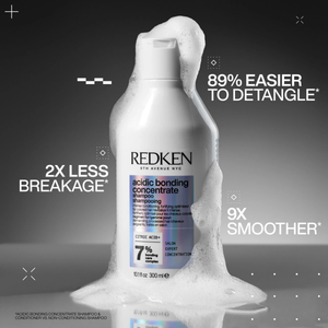 Redken - Acidic Bonding Concentrate Shampoo & Conditioner 300ml Duo – pack contents